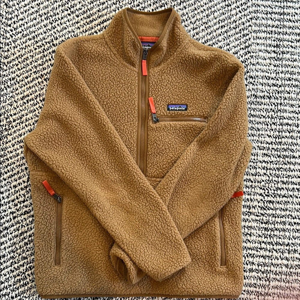 Patagonia Tan Fleece Pullover